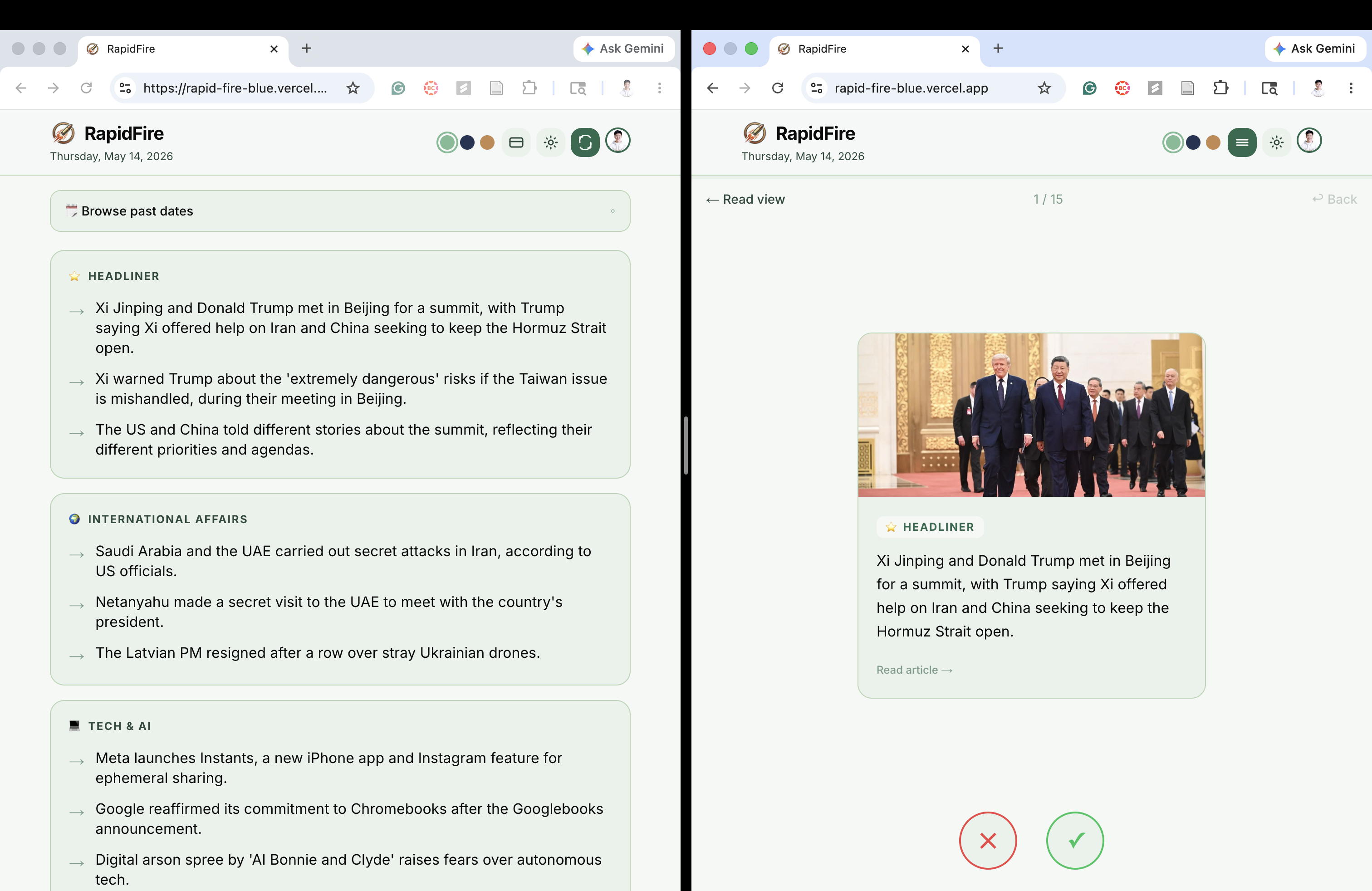 RapidFire Preview Screenshot